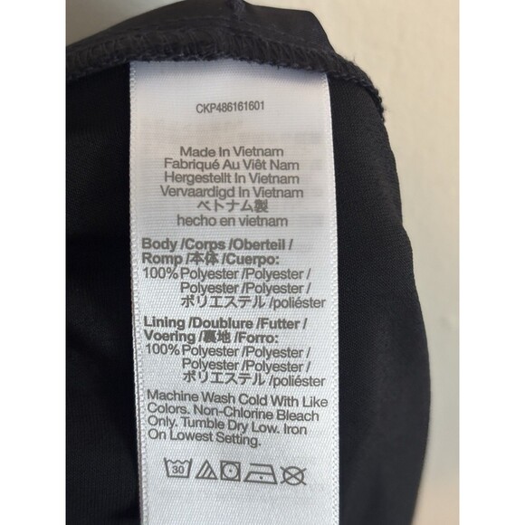 Madewell Pintuck Slim Pull On‎ Pants Black Velvet Womens L Satin Minimalist - Picture 7 of 7